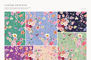 FLORAMA 6 Floral Seamless Patterns, a Pattern Graphic by Veris Studio (Thumbnail 6 of 34)