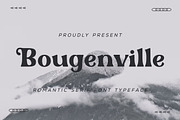 BOUGENVILLE, a Sans Serif Font by elevencreateam (Thumbnail 1 of 9)