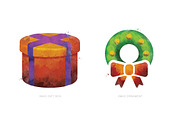 Watercolor Christmas Elements Pack, a Decorative Illustration by WonderShop (Thumbnail 2 of 4)