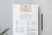 3 page Resume Template / Rhian, a Resume Template by This Paper Fox (Thumbnail 1 of 5)