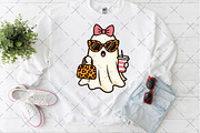 Ghost Leopard Coquette Halloween Png, an Illustration by Craft Nest (Thumbnail 5 of 6)