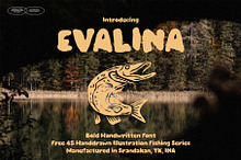 Bold Font Evalina