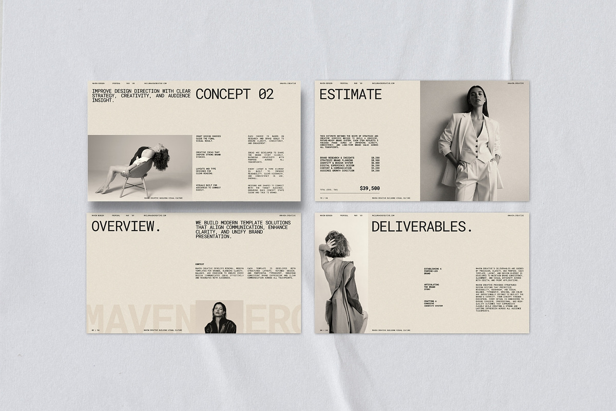 Clean Brand Identity Proposal Deck, a Presentation Template by Pixel Grid (Photo 9 of 10)