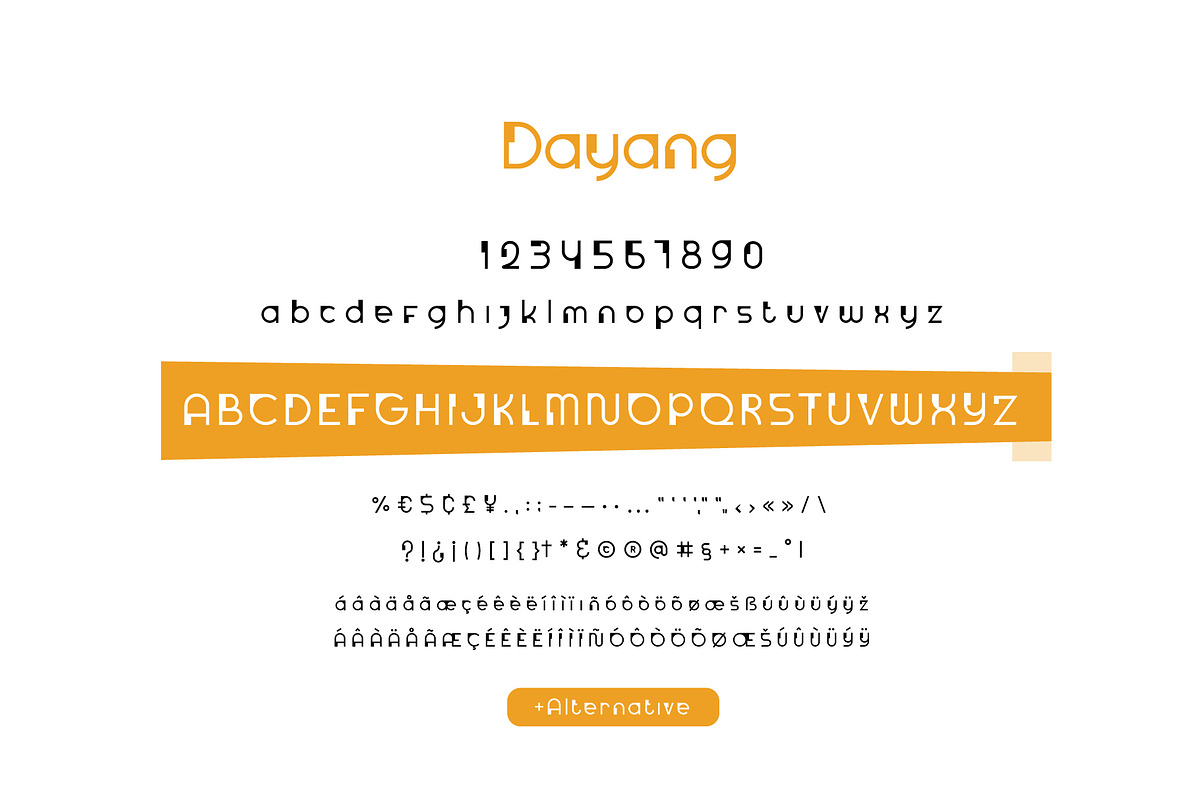 Dayang Font, a Font by Phoenix Dungeon (Photo 9 of 9)