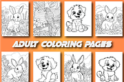 Adults Animal Coloring  Book for kid, an Animal Illustration by Design Home (Thumbnail 5 of 7)