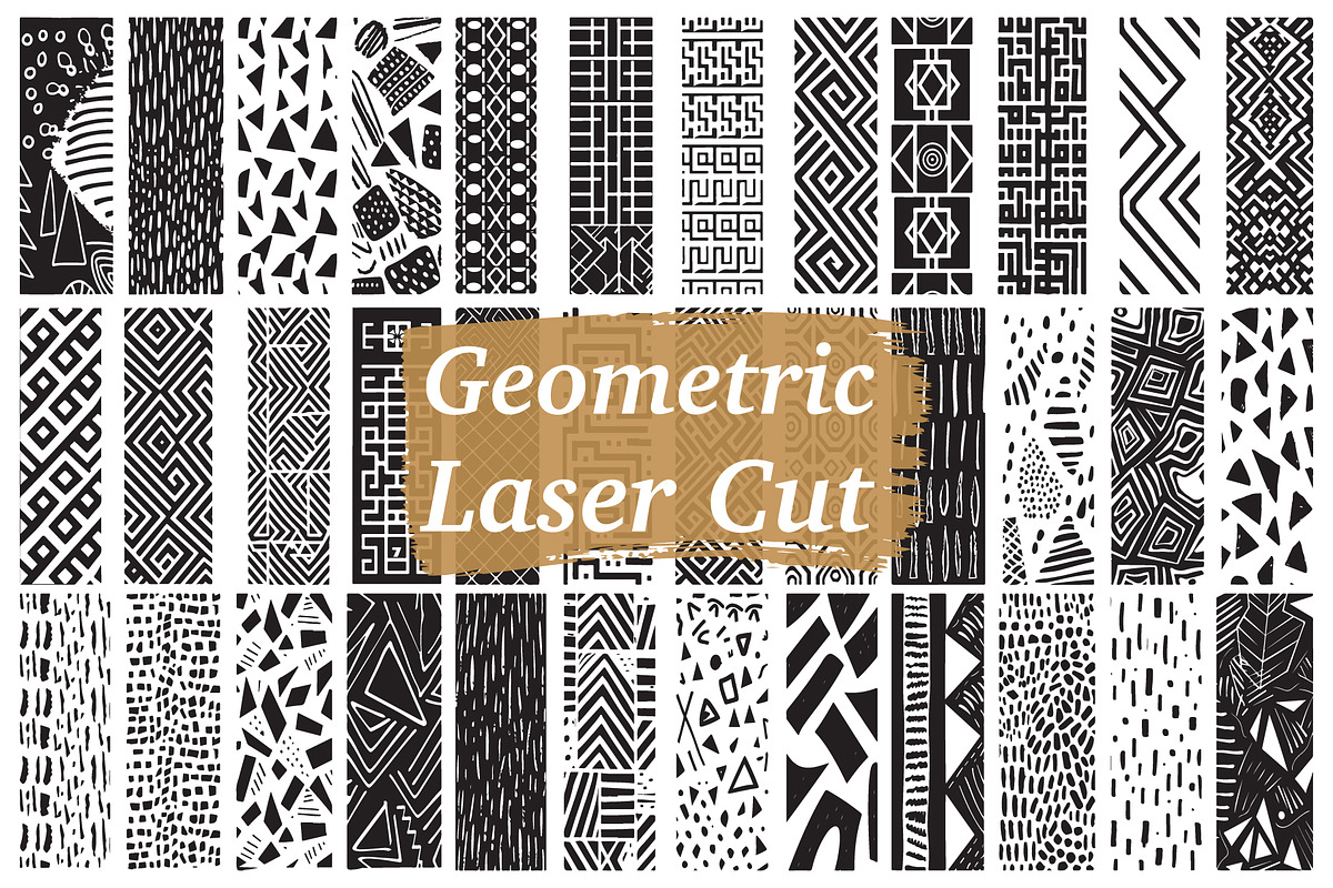 Abstract Geometric Laser Cut, a Graphic by jahid234