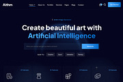 Aithm - AI Agency & Startup Template, a HTML Template by Helenshop (Thumbnail 1 of 9)