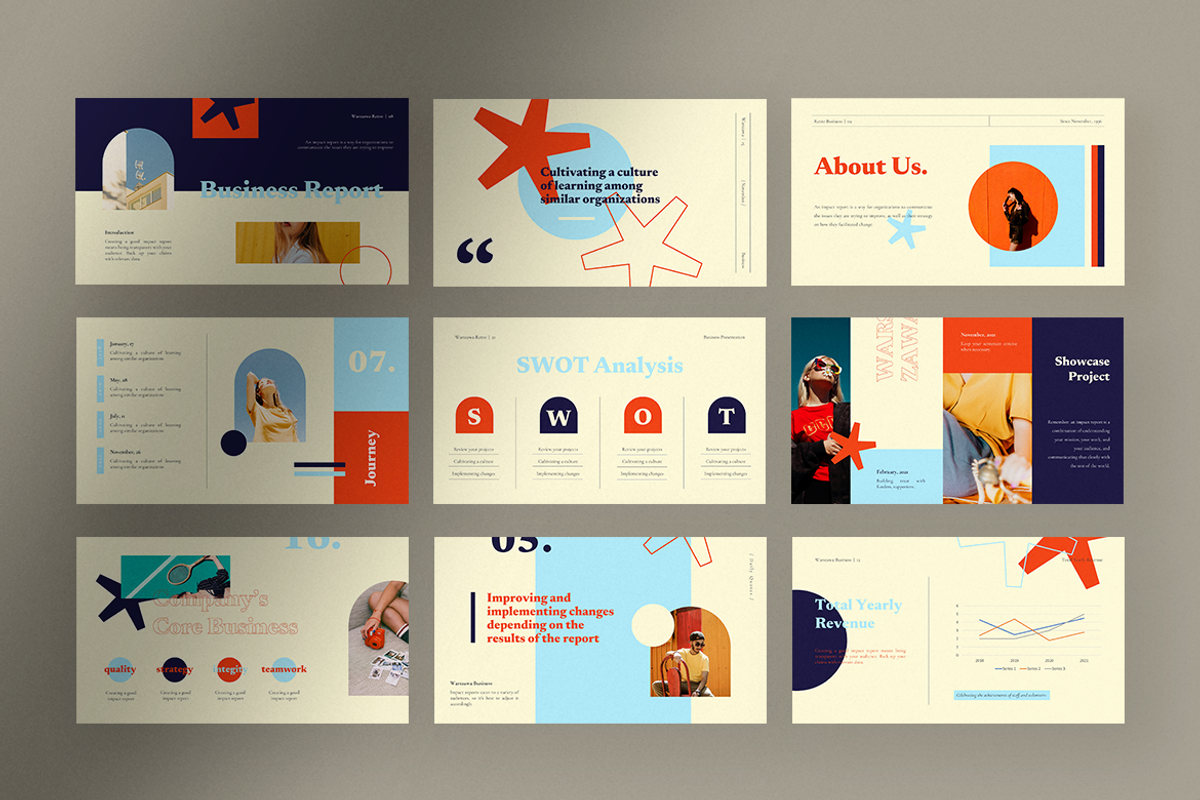 Warszawa Retro Business Presentation, a Presentation Template by peterdraw (Photo 4 of 6)