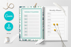 Canva Weekly Schedule Planner