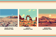 National Park Poster Illustrations, a Decorative Illustration by Vicarel Studios (Thumbnail 14 of 23)