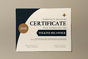 Green Vintage Design Certificate, a Print Template by graphicook (Thumbnail 3 of 3)