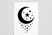 50 Crescent Moon with Stars, an Empty State Illustration by Amazin_art (Thumbnail 43 of 47)