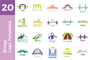 20 Logo Bridge Templates Bundle, a Branding & Logo Template by Friendesigns (Thumbnail 1 of 21)
