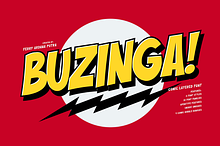 Buzinga! | Comic Layered Font