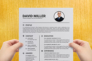 Resume Template | CV + Cover Letter, a Resume Template by designvillage (Thumbnail 8 of 13)