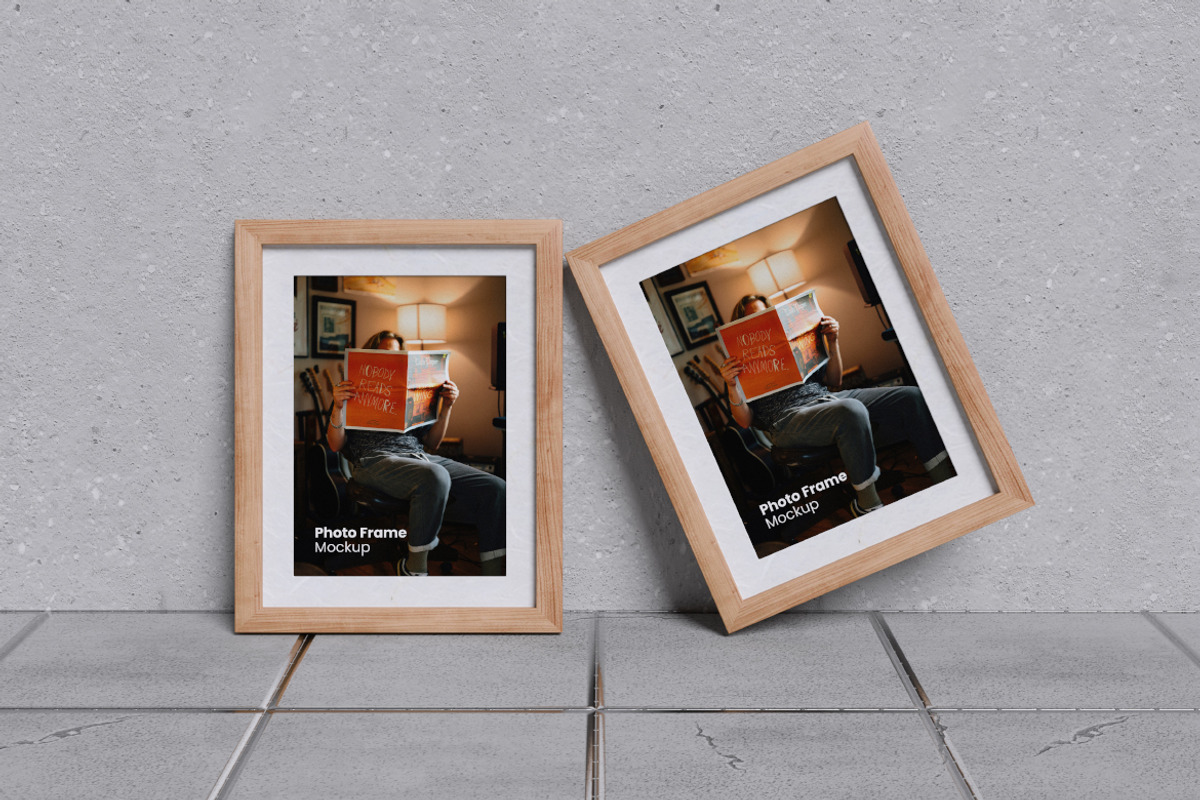Photo Frame Mockup Bundle Set, an Advertising Mockup by Rielismee (Photo 5 of 5)