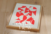 Scandinavian Frame Mockup Bundle, a Household Mockup by Bonumo (Thumbnail 9 of 11)