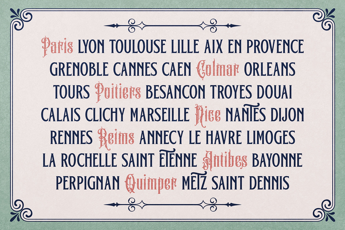 Soft Mouth Victorian Typeface, a Blackletter Font by alit design (Photo 7 of 24)