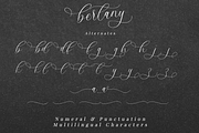 Bertany - Modern calligraphy font, a Script Font by Quothron (Thumbnail 7 of 7)