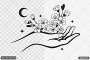 Cherry Blossom SVG PNG Bundle, an Illustration by Actual Pixel (Thumbnail 27 of 33)