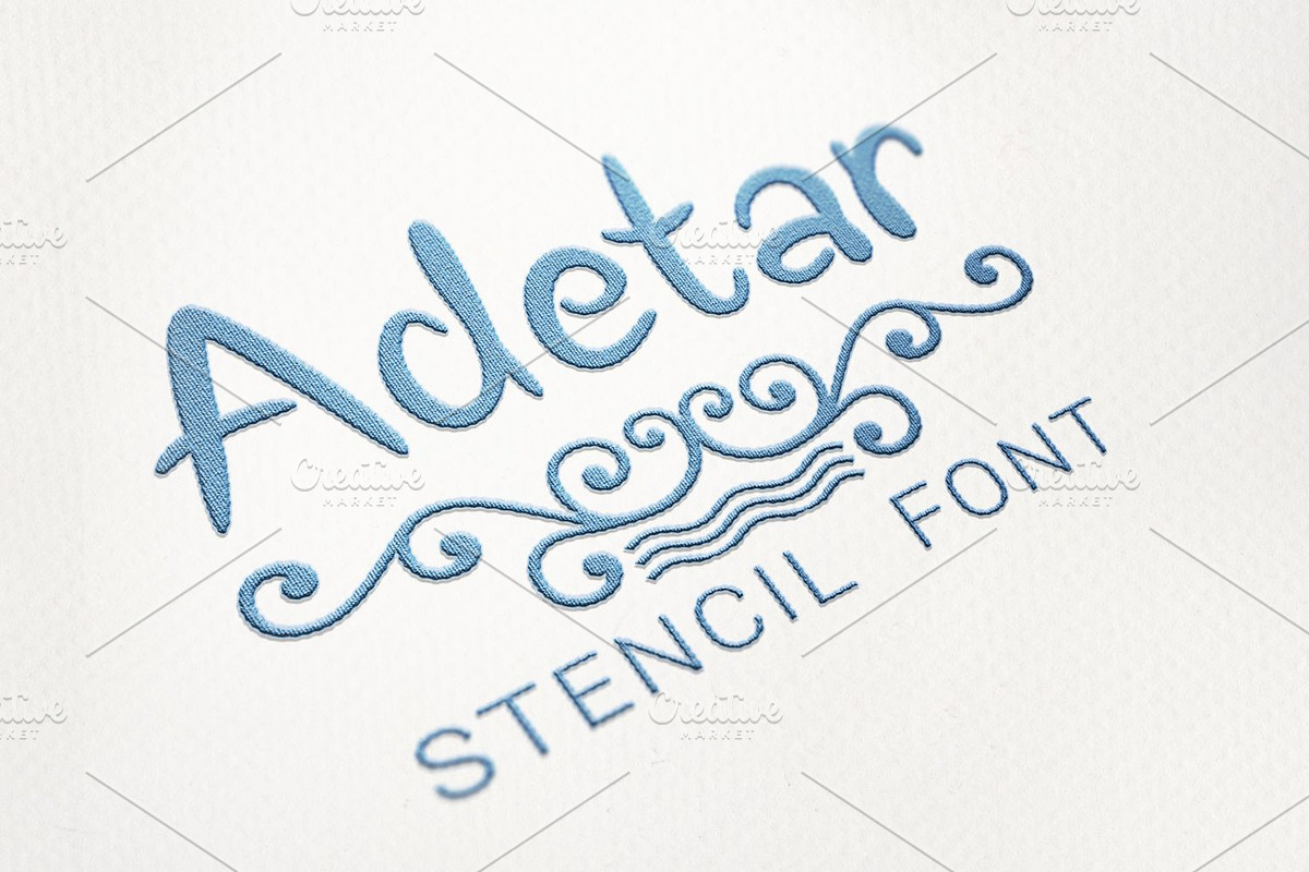 Adetar Stencil preview 3