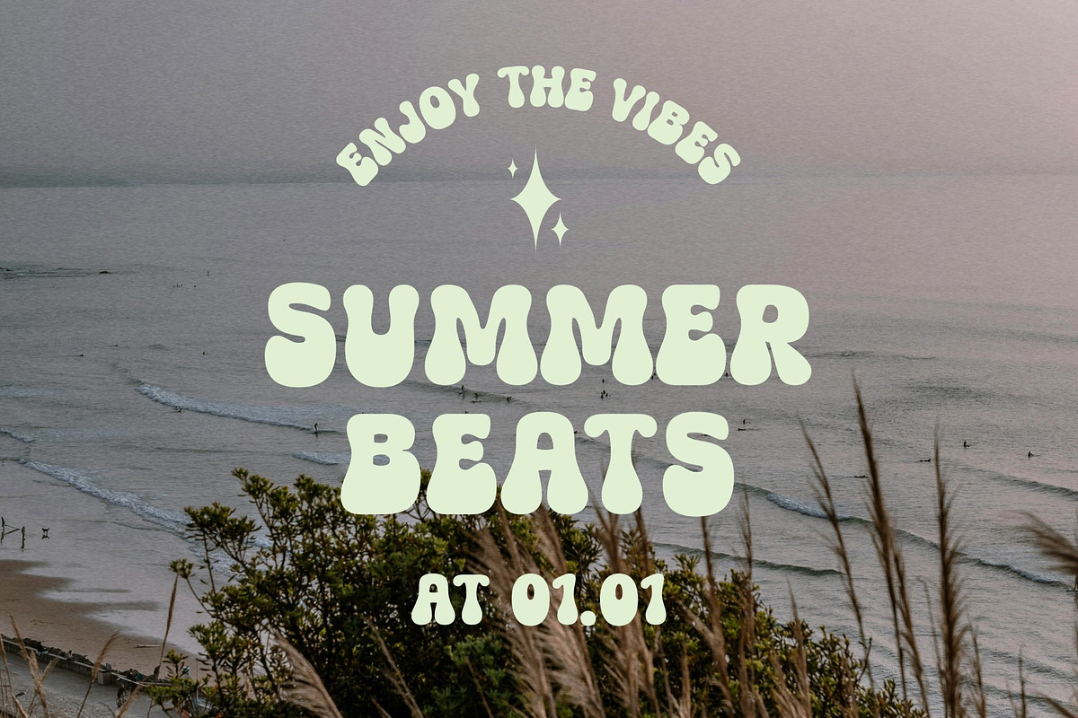 Coasta Soul - Groovy Display Font, a Font by Studio Moara (Photo 8 of 8)