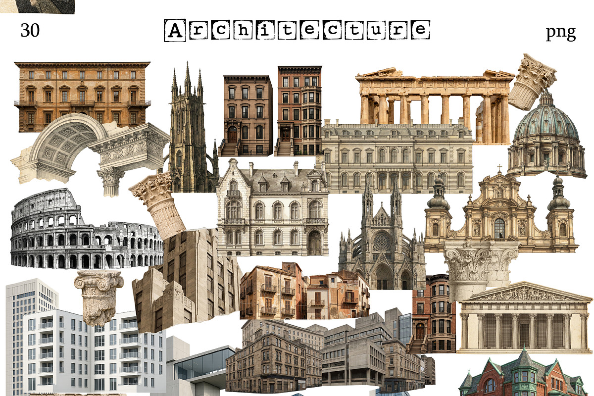 Vintage Creative Collage Kit 400+, an Object Graphic by DreamoraArt (Photo 9 of 18)