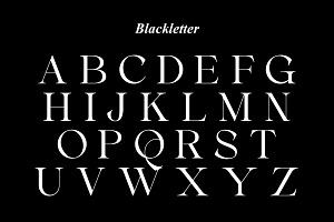 Grave Springs Modern Blackletter