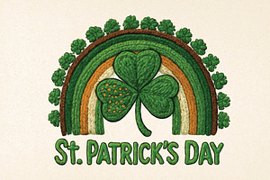 St. Patrick's Day Shamrock Png, an Illustration by DreamPrint404