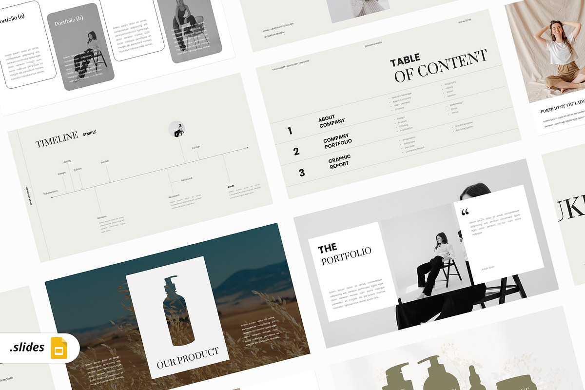 Nukene - Google Slides Template, a Presentation Template by kylyman (Photo 1 of 7)