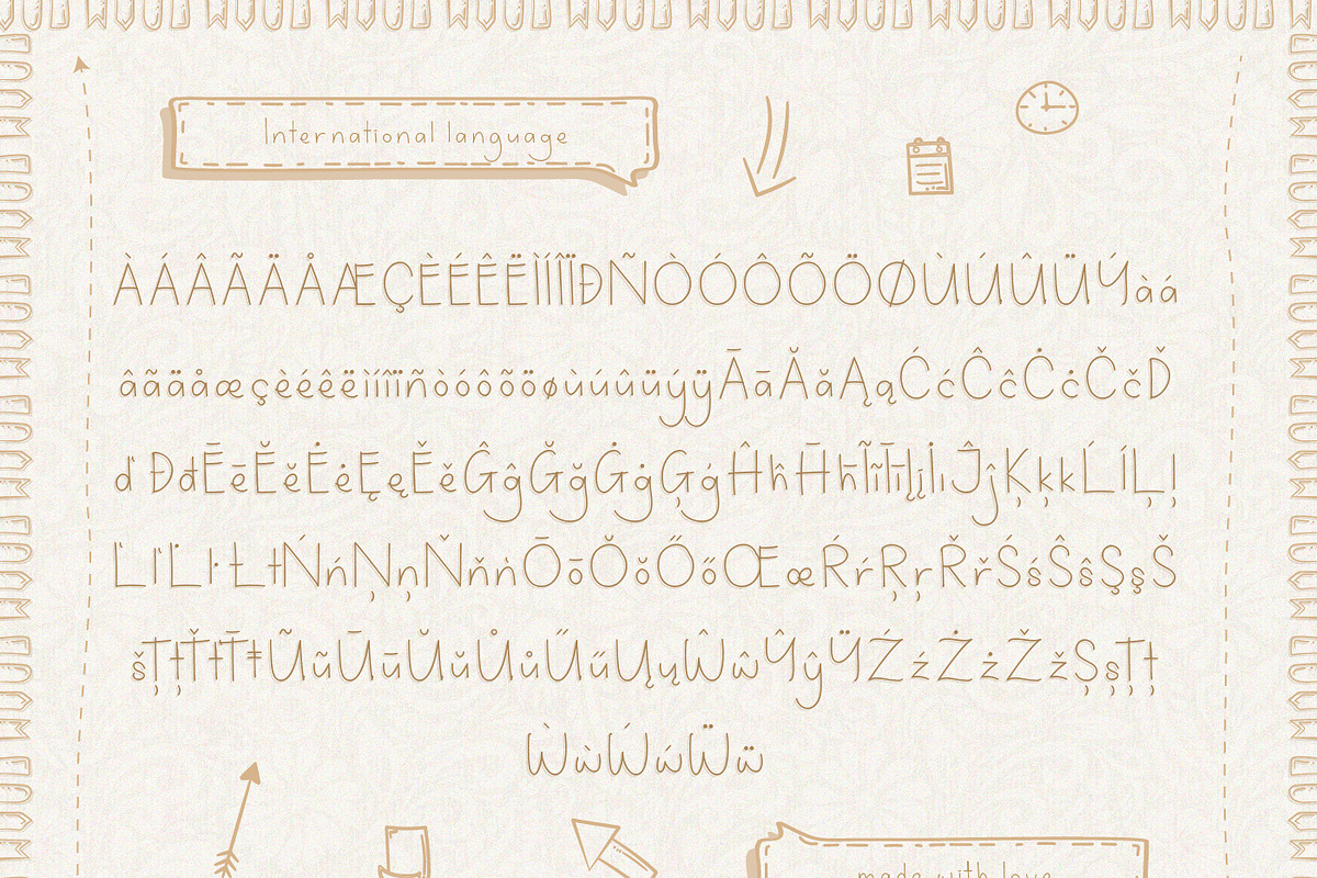 Department of Art Modern Script, a Script Font by infernostudio3