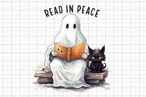 Book Lover Halloween Png