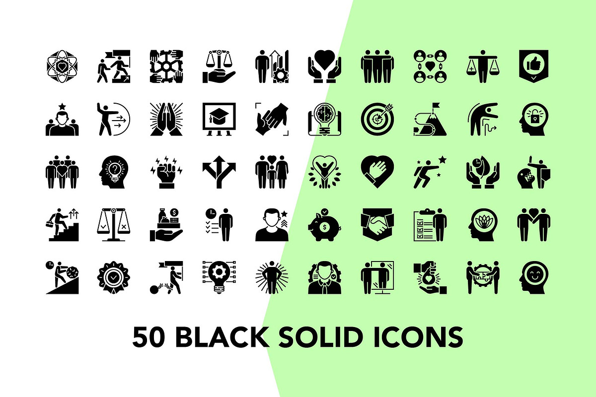 200 Core Values Icon Set, an Icon by Genestro Shop (Photo 3 of 5)