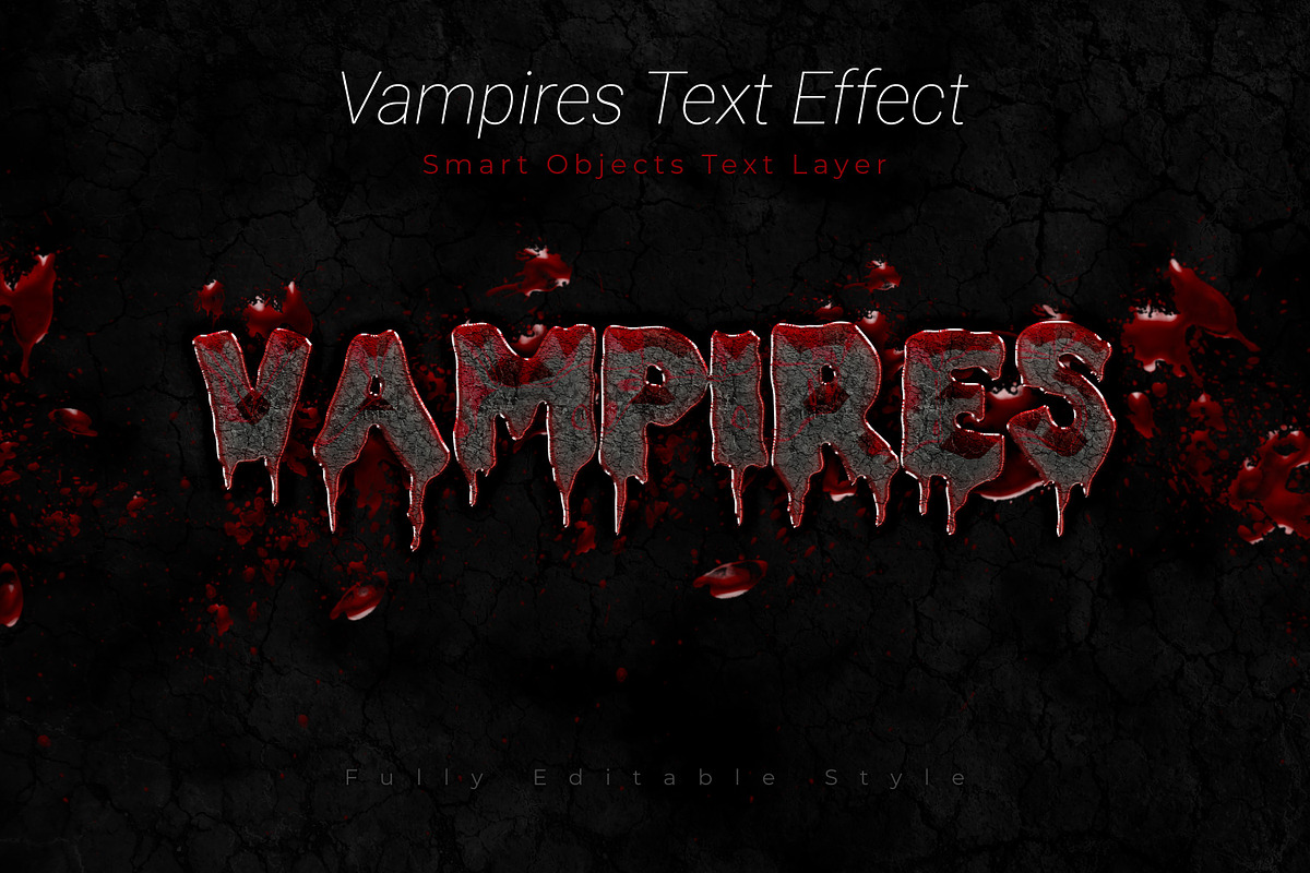 Vampires Psd Text Layer Style Effect, a Layer Style Add-On by zahidhossainalif (Photo 2 of 2)