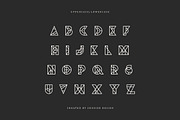 12 Geometric & Futuristic Fonts, a Font by MIIM (Thumbnail 19 of 37)
