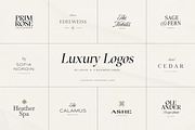 LUXURY Logos & Business Cards, a Branding & Logo Template by Crocus Paperi (Thumbnail 1 of 17)