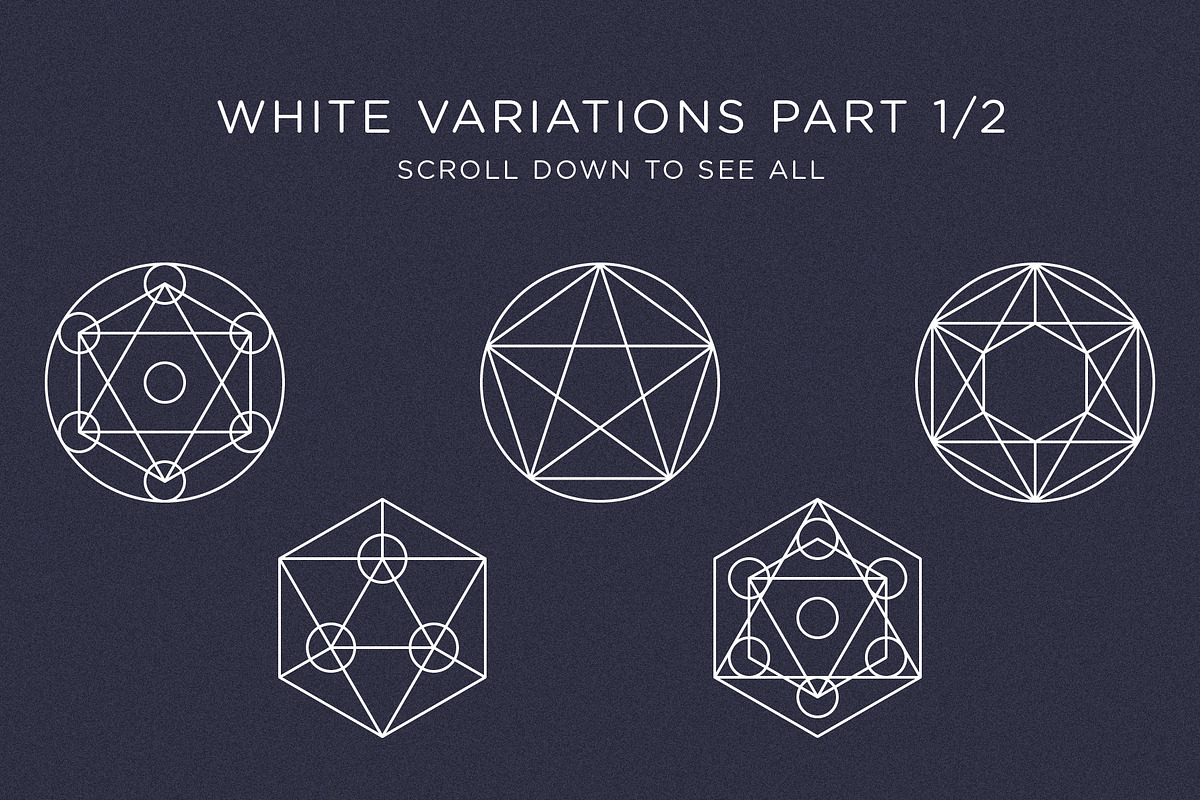 Sacred Geometry Vector Megabundle, an Illustration by ARTE MIGUEL (Photo 4 of 10)