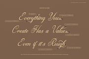 Kollegaly Rosalina Calligraphy Font, a Script Font by Denustudios (Thumbnail 3 of 12)