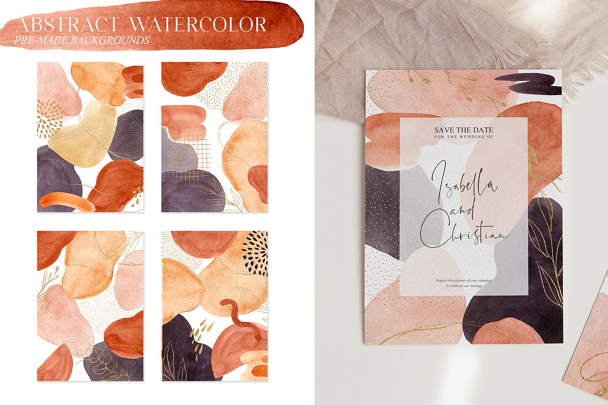 Abstract Watercolor Set, a Work Illustration by Natalia Fedorova (Photo 13 of 18)
