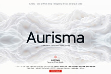 Aurisma - Sans serif font family