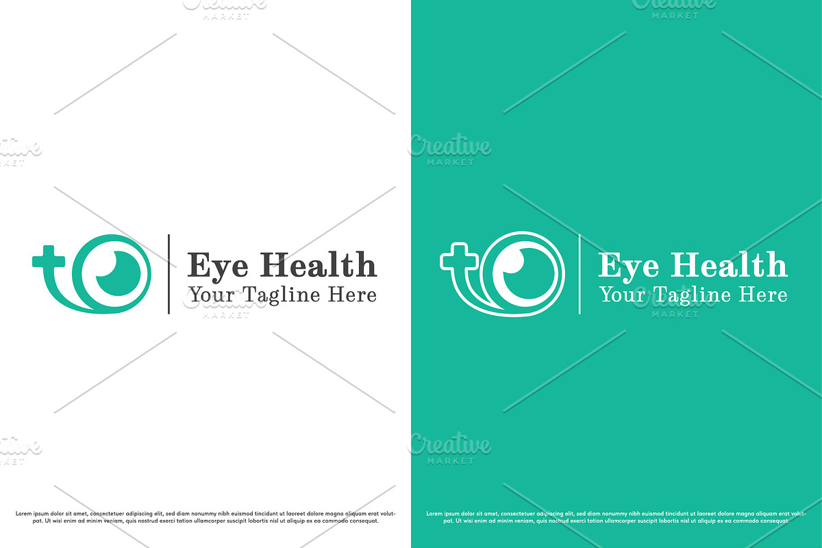 Eye health clinic logo template, a Branding & Logo Template by Morvana Crew (Photo 1 of 2)
