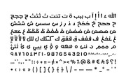 Tanaghum - Arabic Font, a Script Font by Mostafa El Abasiry (Thumbnail 11 of 12)