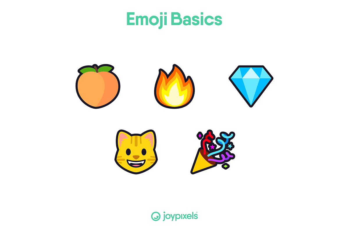 Basics: JoyPixels Flat Emoji Icons, an Outline Icon by joypixels (Photo 4 of 6)
