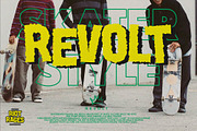 Riot Rages – Rough Sans Display Font, a Handwritten Font by Gassstype (Thumbnail 7 of 8)