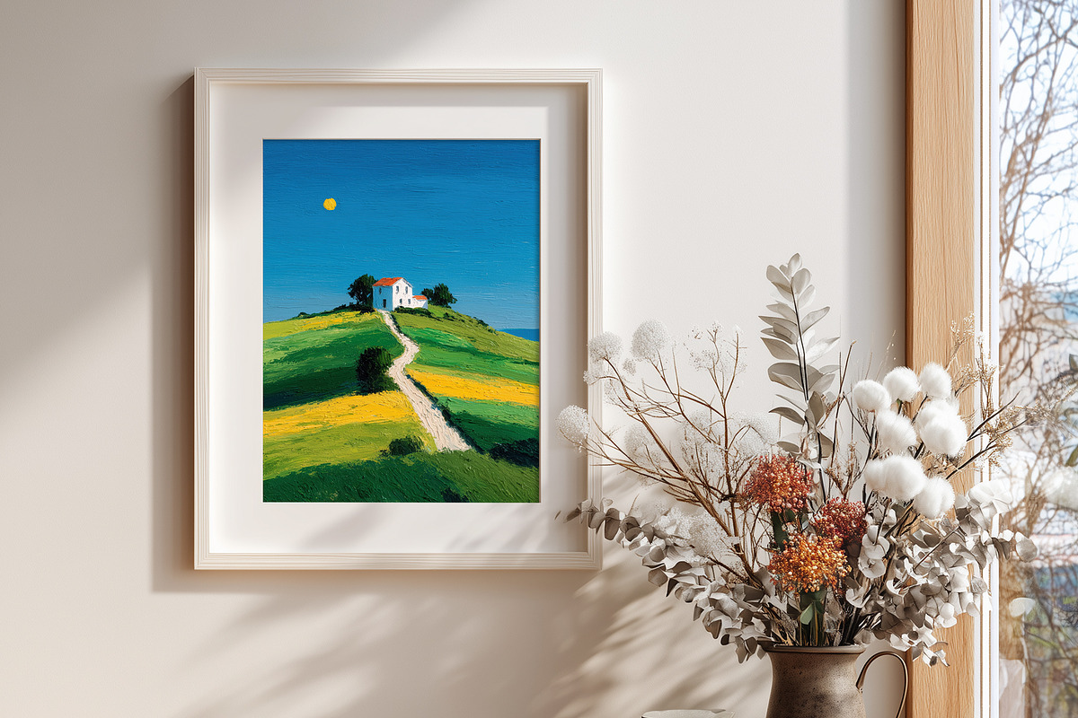 Colorful Countryside Illustration, a Decorative Illustration by Housui Patterns (Photo 4 of 12)