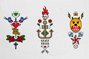 Vintage Old School Tattoo Icons Pack, an Icon by doffdog (Thumbnail 2 of 2)