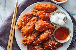 korean fried chicken wings