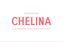 Chelina Slab Serif Font Family