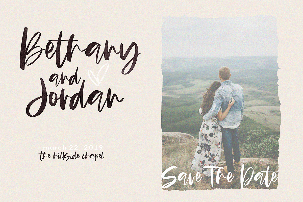 Glossy - A Handwritten Script Font preview 2
