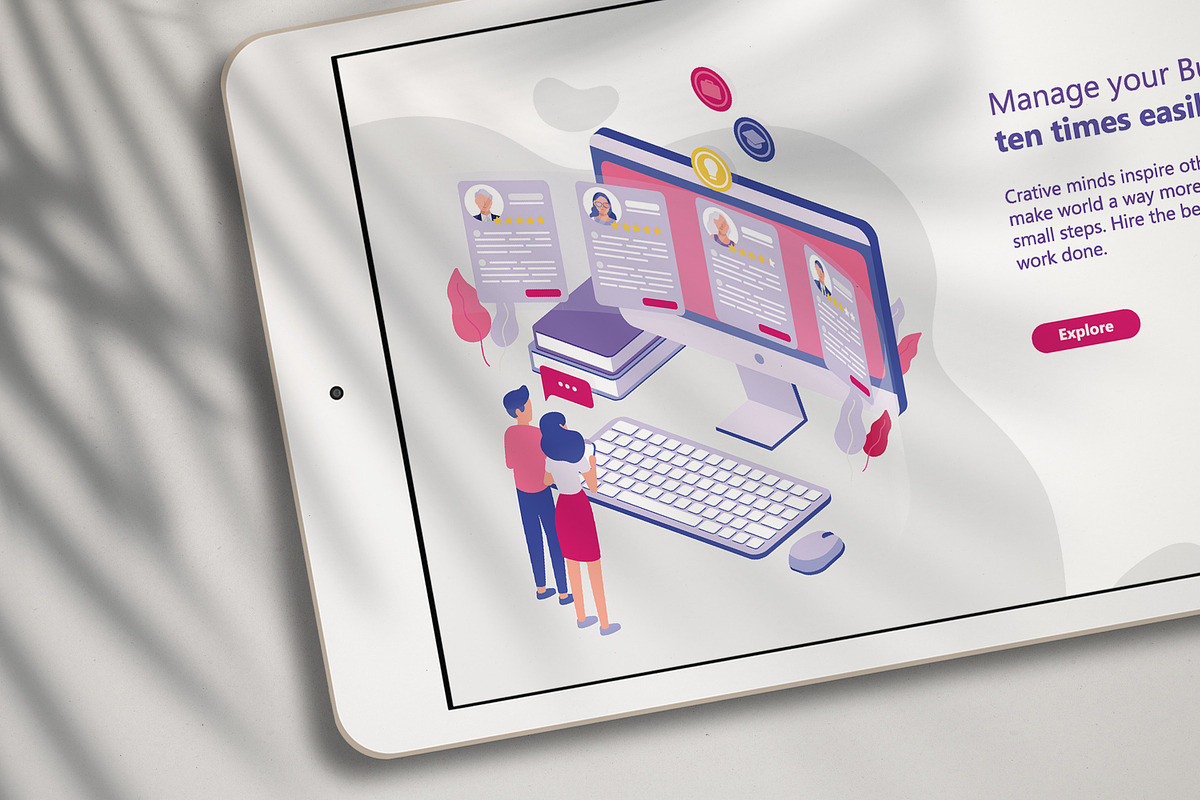 Hiring and recruitment concept, a Work Illustration by Good Studio (Photo 3 of 3)